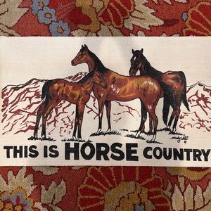 This is Horse Country Vintage Tapestry